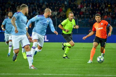 KHARKIV, UKRAINE - September 18, 2019: Taison player during the UEFA Champions League match between Shakhtar Donetsk vs Manchester City (England), Ukraine