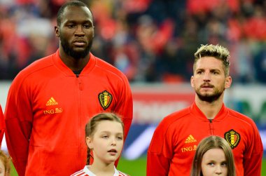 SAINT-PETERSBURG, RUSSIA - November 16, 2019: Dries Mertens player during UEFA EURO 2020 qualifying match between national team Russia against Belgium national team, Russia