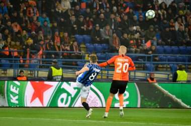 KHARKIV, UKRAINE - December 11, 2019: Robin Gosens player during the UEFA Champions League match between Shakhtar vs Atalanta Bergamasca Calcio BC (Italy), Ukraine