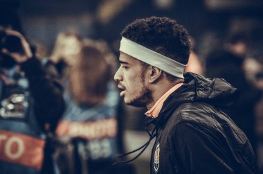 KHARKIV, UKRAINE - December 11, 2019: Taison player during the UEFA Champions League match between Shakhtar vs Atalanta Bergamasca Calcio BC (Italy), Ukraine