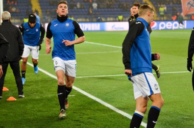 KHARKIV, UKRAINE - December 11, 2019: Robin Gosens players during the UEFA Champions League match between Shakhtar vs Atalanta Bergamasca Calcio BC (Italy), Ukraine