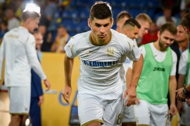 DNIPRO, UKRAINE - September 10, 2019: Ruslan Malinovskyi player during the friendly match between national team Ukraine against Nigeria national team, Ukraine