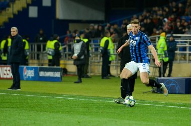 KHARKIV, UKRAINE - December 11, 2019:  Robin Gosens player during the UEFA Champions League match between Shakhtar vs Atalanta Bergamasca Calcio BC (Italy), Ukraine