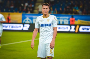 DNIPRO, UKRAINE - September 10, 2019: Yevhen Konoplyanka player during the friendly match between national team Ukraine against Nigeria national team, Ukraine