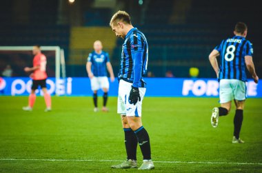 KHARKIV, UKRAINE - December 11, 2019: Papu Gomez player during the UEFA Champions League match between Shakhtar vs Atalanta Bergamasca Calcio BC (Italy), Ukraine