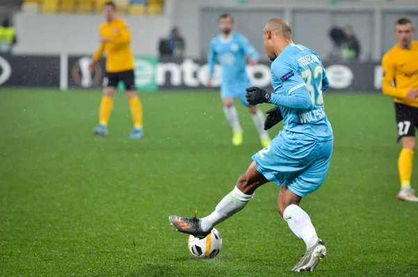 Lviv Ukraine Novembro 2019 Jogador Marcel Tisserand Durante Jogo Liga — Fotografia de Stock