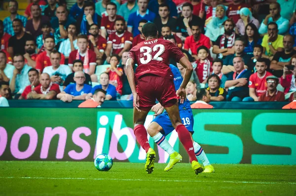 Istanbul Türkei August 2019 Joel Matip Spielt Beim Uefa Supercup — Stockfoto