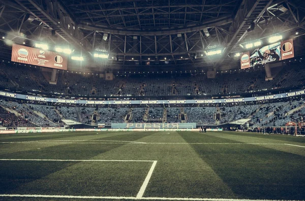 Saint Petersburg Rússia Novembro 2019 Vista Geral Estádio Gazprom Arena — Fotografia de Stock