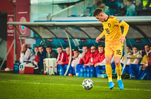 Saint Petersburg Russia November 2019 Thorgan Hazard Player Uefa Euro — стокове фото