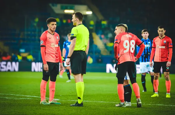 Kharkiv Ukraine December 2019 Referee Felix Zwaye — Stok fotoğraf