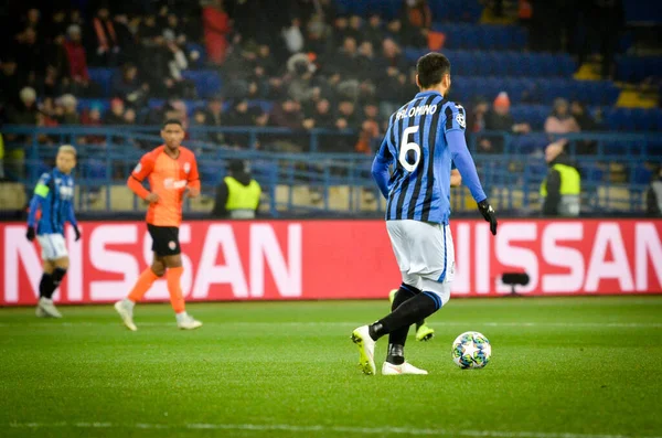 Kharkiv Ukraine Dezembro 2019 José Luis Palomino Jogador Durante Jogo — Fotografia de Stock