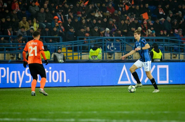 KHARKIV, UKRAINE - December 11, 2019: Marten de Roon player during the UEFA Champions League match between Shakhtar vs Atalanta Bergamasca Calcio BC (Italy), Ukraine