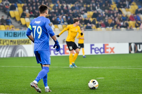 Lviv Ukraine November 2019 Yurii Pankiv Player Uefa Europa League — Stockfoto