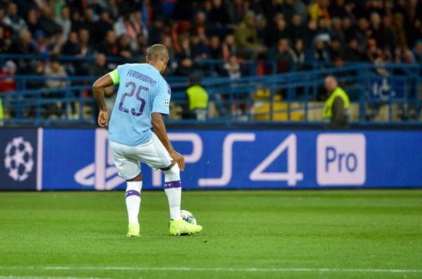 Kharkiv Ukraine September 2019 Fernandinho Player Uefa Champions League Match — Stock Photo, Image