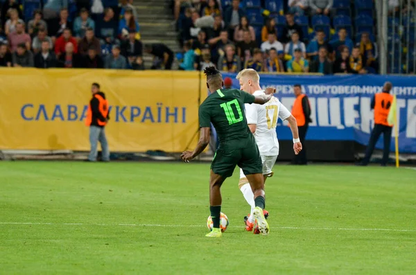 Dnipro Ukraine September 2019 Joe Aribo Player Friendly Match National — Stockfoto