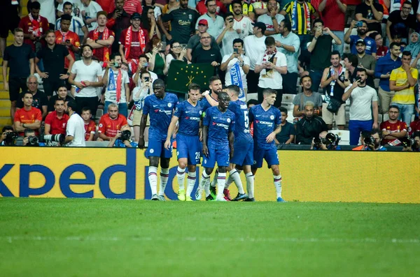 Istanbul Turkey August 2019 Emerson Chelsea Celebrates Goal Uefa Super — Φωτογραφία Αρχείου