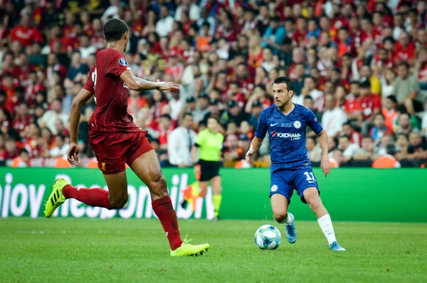 Istanbul Turkey August 2019 Pedro Player Uefa Super Cup Finals — Stok fotoğraf