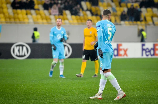 Lviv Ukraine Novembro 2019 Jogador Jeffrey Bruma Durante Jogo Uefa — Fotografia de Stock