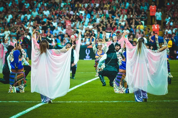 Istanbul Turkey August 2019 Officially Opened Colorful Ceremony Uefa Super — 图库照片