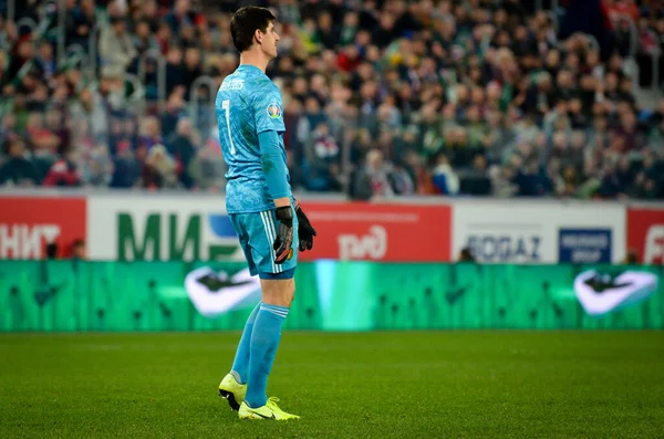 Saint Petersburg Russia November 2019 Thibaut Courtois Player Uefa Euro — Φωτογραφία Αρχείου