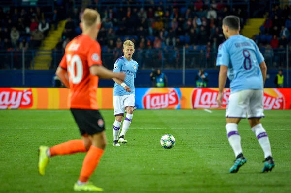 Kharkiv Ukraine September 2019 Oleksandr Zinchenko Player Uefa Champions League — 图库照片