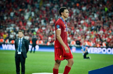 İstanbul, Türkiye - 14 Ağustos 2019: Trent Alexander-Arnol