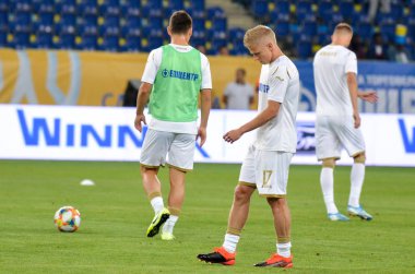 DNIPRO, UKRAINE - September 10, 2019: Oleksandr Zinchenko player during the friendly match between national team Ukraine against Nigeria national team, Ukraine