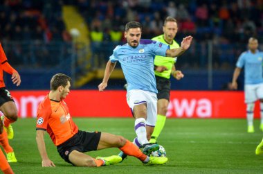 KHARKIV, UKRAINE - September 18, 2019: Ilkay Gundogan player during the UEFA Champions League match between Shakhtar Donetsk vs Manchester City (England), Ukraine