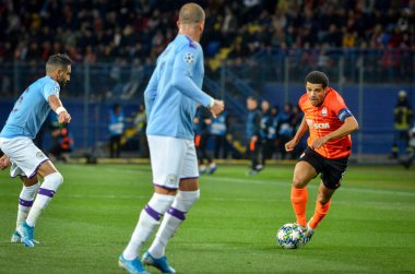 KHARKIV, UKRAINE - September 18, 2019: Taison player during the UEFA Champions League match between Shakhtar Donetsk vs Manchester City (England), Ukraine
