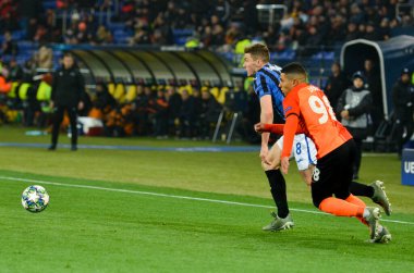 KHARKIV, UKRAINE - December 11, 2019: Robin Gosens player during the UEFA Champions League match between Shakhtar vs Atalanta Bergamasca Calcio BC (Italy), Ukraine