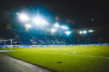 DNIPRO, UKRAINE - September 10, 2019: General view of the Dnipro Arena stadium during the friendly match between national team Ukraine against Nigeria national team, Ukraine
