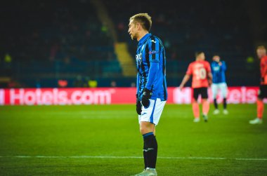 KHARKIV, UKRAINE - December 11, 2019: Papu Gomez player during the UEFA Champions League match between Shakhtar vs Atalanta Bergamasca Calcio BC (Italy), Ukraine