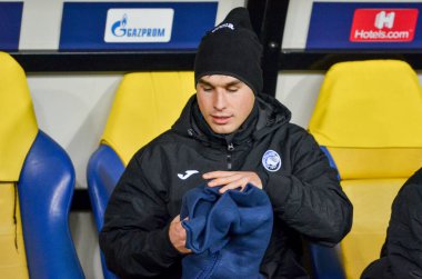 KHARKIV, UKRAINE - December 11, 2019: Ruslan Malinovskyi during the UEFA Champions League match between Shakhtar vs Atalanta Bergamasca Calcio BC (Italy), Ukraine