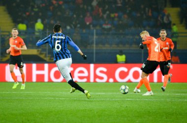 KHARKIV, UKRAINE - December 11, 2019: Jose Luis Palomino player during the UEFA Champions League match between Shakhtar vs Atalanta Bergamasca Calcio BC (Italy), Ukraine