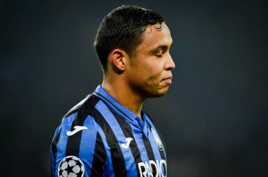 KHARKIV, UKRAINE - December 11, 2019: Luis Muriel player during the UEFA Champions League match between Shakhtar vs Atalanta Bergamasca Calcio BC (Italy), Ukraine