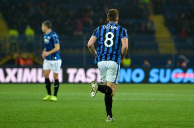 KHARKIV, UKRAINE - December 11, 2019: Robin Gosens player during the UEFA Champions League match between Shakhtar vs Atalanta Bergamasca Calcio BC (Italy), Ukraine
