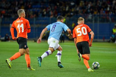 KHARKIV, UKRAINE - September 18, 2019: Ilkay Gundogan during the UEFA Champions League match between Shakhtar Donetsk vs Manchester City (England), Ukraine
