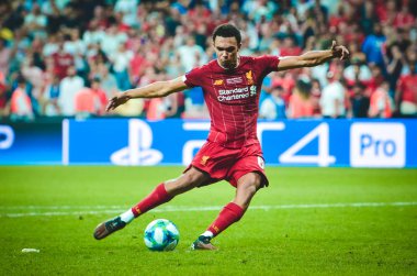 İstanbul, Türkiye - 14 Ağustos 2019: Trent Alexander-Arnol