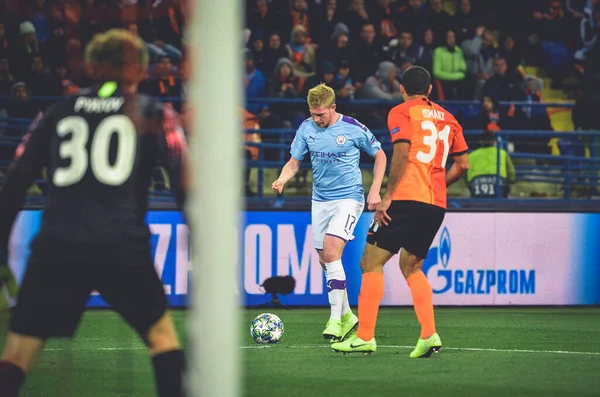 Kharkiv Ukraine Setembro 2019 Kevin Bruyne Jogador Durante Jogo Liga — Fotografia de Stock