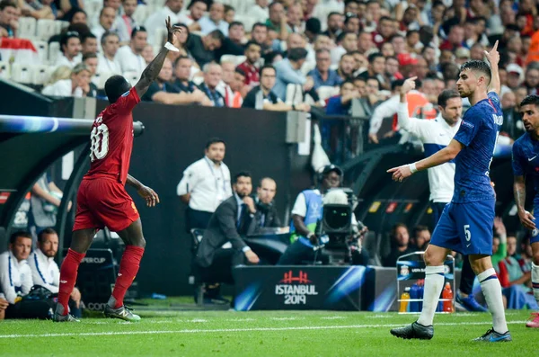 Istanbul Turkey August 2019 Jorginho Player Uefa Super Cup Finals — 图库照片