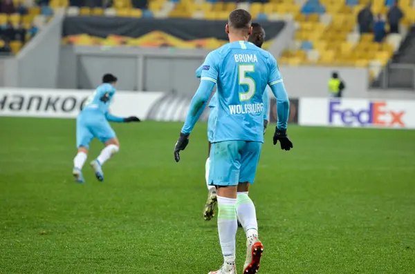 Lviv Ukraine Novembro 2019 Jogador Jeffrey Bruma Durante Jogo Uefa — Fotografia de Stock