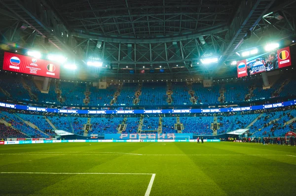 Saint Petersburg Russia November 2019 General View Gazprom Arena Stadium — стокове фото