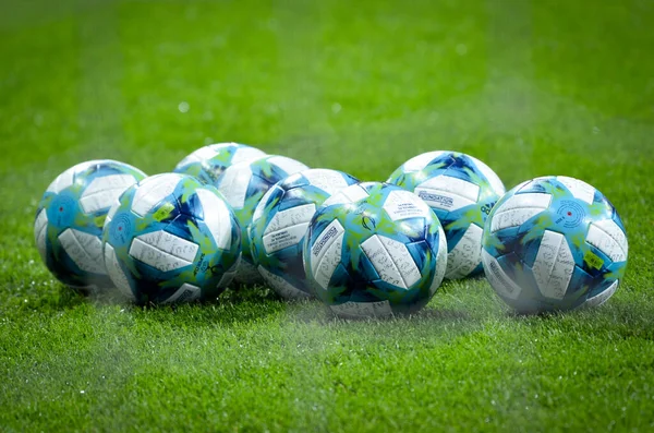 Istanbul Turkey August 2019 Official Soccer Ball Finals Super Cup — Stockfoto