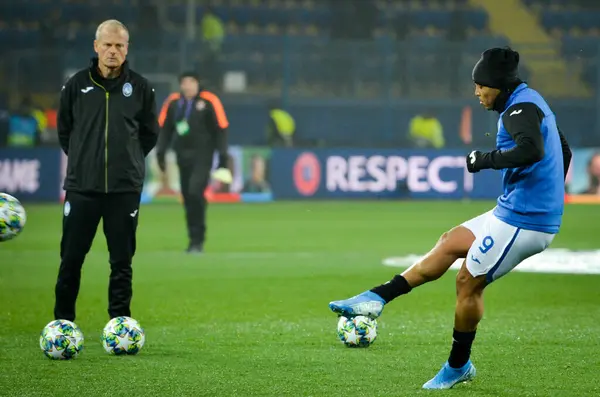 Kharkiv Ucrania Diciembre 2019 Luis Muriel Jugador Durante Partido Liga — Foto de Stock