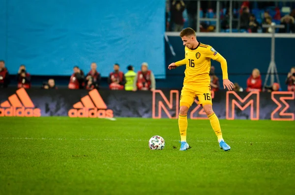 Saint Petersburg Russia November 2019 Thorgan Hazard Player Uefa Euro — Zdjęcie stockowe