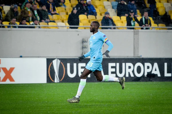 Lviv Ukraine Novembro 2019 Josuha Guilavogui Jogou Durante Jogo Uefa — Fotografia de Stock