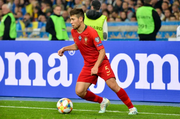 Kyiv Ukraine Oktober 2019 Pemain Raphael Guerreiro Selama Pertandingan Kualifikasi — Stok Foto