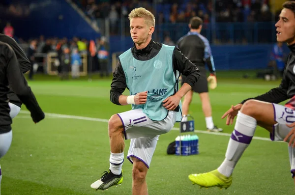 Kharkiv Ukraine Syyskuuta 2019 Oleksandr Zinchenko Pelaaja Uefa Champions League — kuvapankkivalokuva