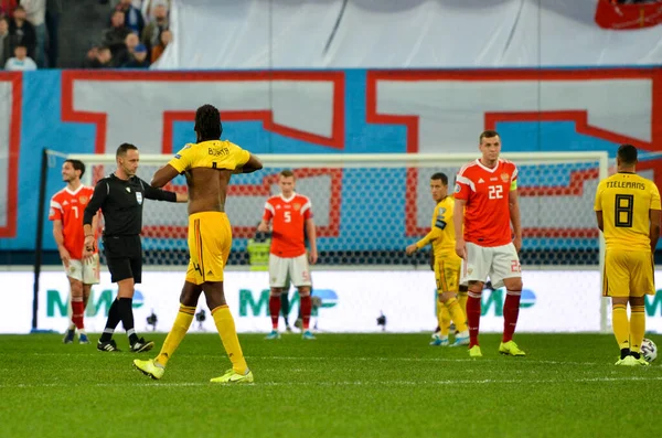 Saint Petersburg Rússia Novembro 2019 Jogador Dedryck Boyata Durante Jogo — Fotografia de Stock