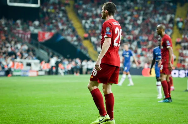 Isztambul Törökország 2019 Augusztus Andrew Robertson Uefa Super Cup Finals — Stock Fotó